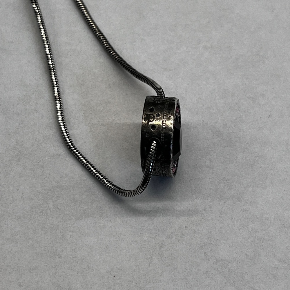 Patricia Locke Pink And Purple Crystal Pendant Necklace - Picture 7 of 9